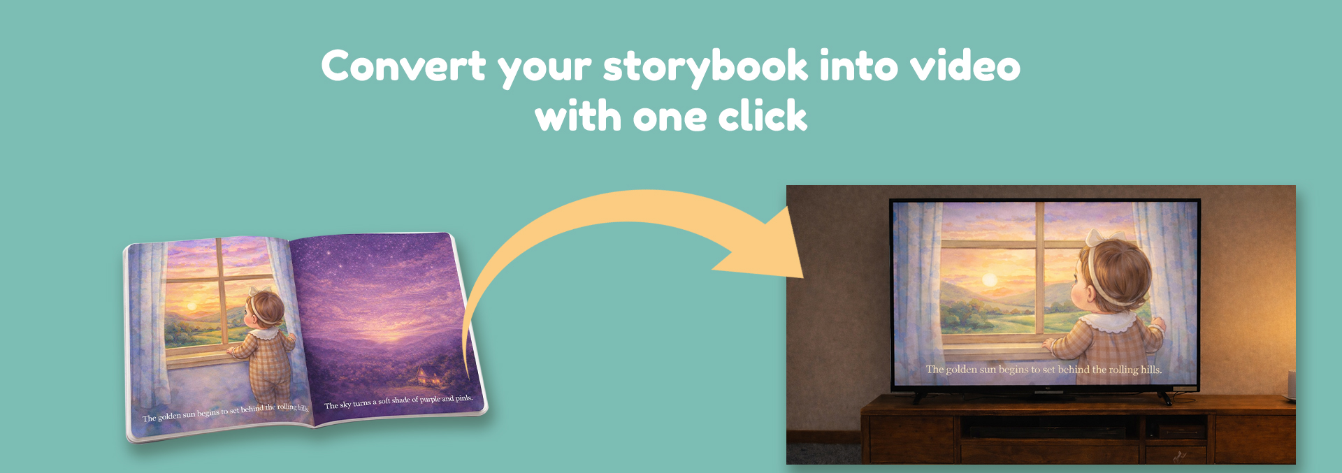 Convert your storybook into video with one click